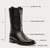 Men's Hyer Western Wellington Black Boot