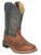 Boulet Child's Square Toe Brown/Navy Cowboy Boot