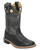 Boulet Youth Square Toe Black Cowboy Boot