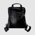 Rugged Earth Black Leather Backpack
