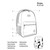 "Recess" Backpack Cream/Tan Serape Stripe