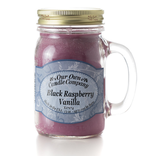 Mason Jar Candle - Black Raspberry Vanilla