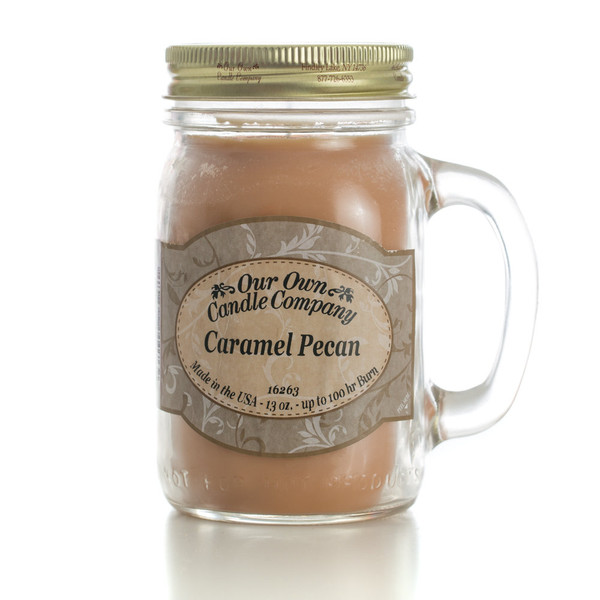 Mason Jar Candle - Carmel Pecan
