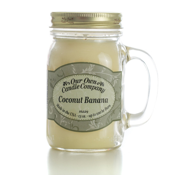 Mason Jar Candle - Coconut Banana