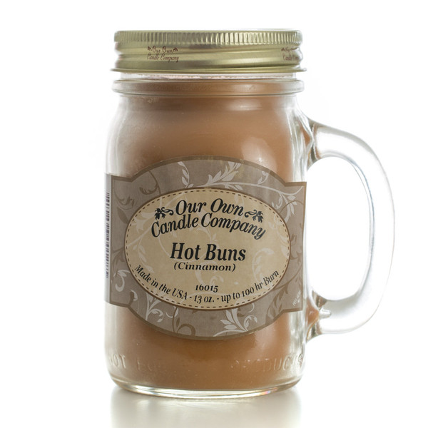 Mason Jar Candle - Hot Buns Cinnamon