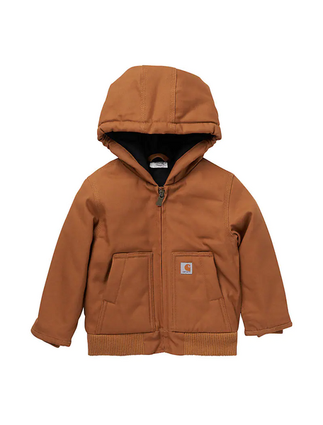 Carhartt Boys' Hooded Insulated Active Jacket