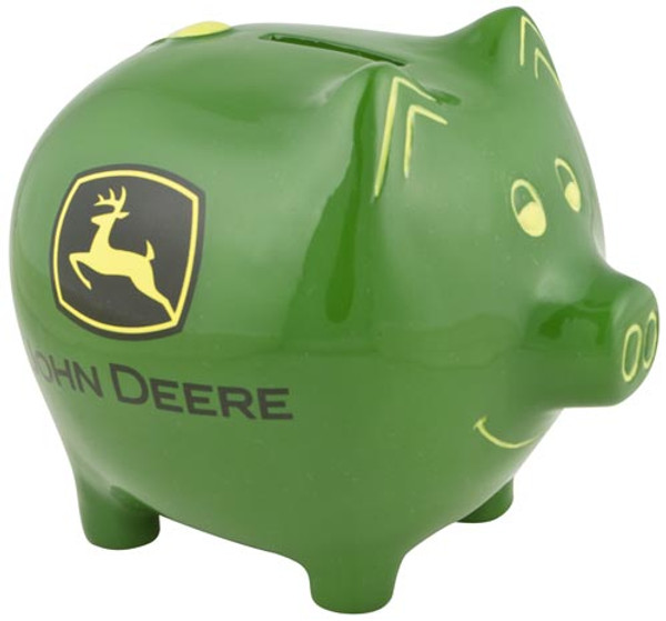 John Deere Piggy Bank - Green