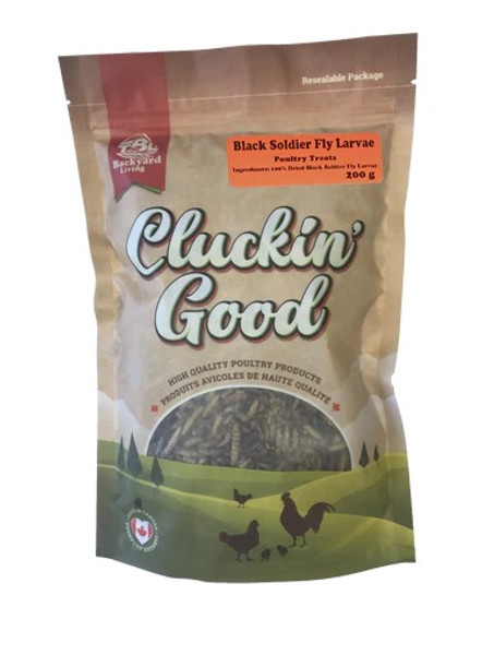 Cluckin' Good Black Soldier Fly Larvae