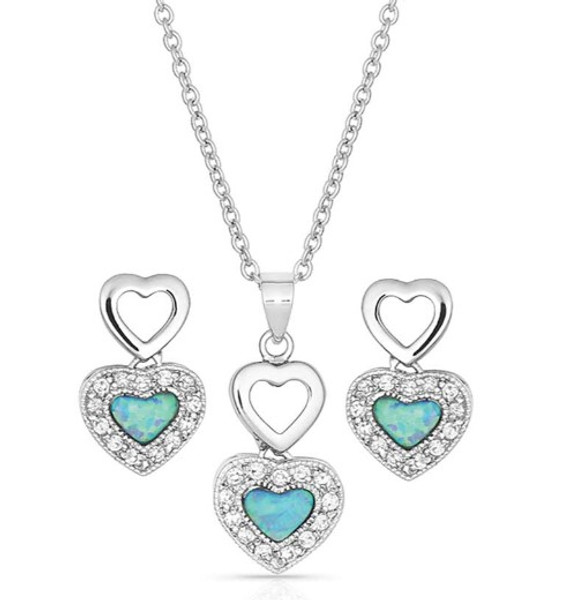 Montana Silversmiths "River Lights in Love" Jewelry Set