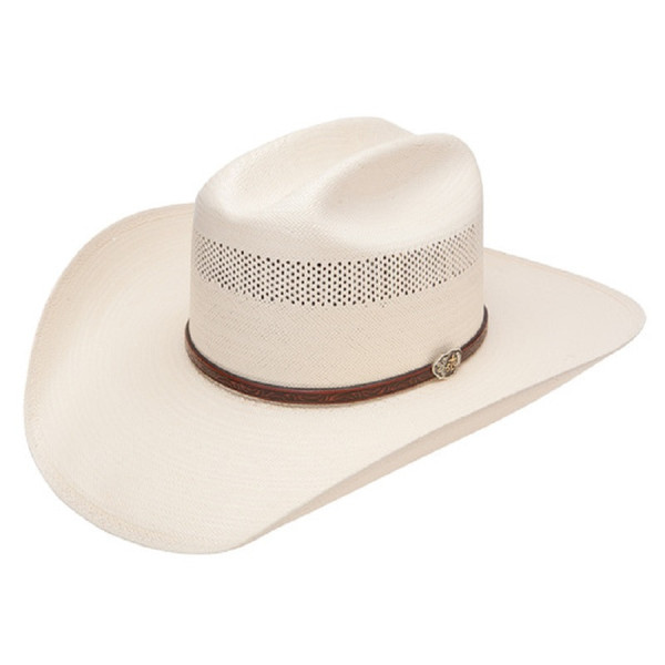 Stran Smith 10X  Cross Tie Straw Resistol Cowboy Hat