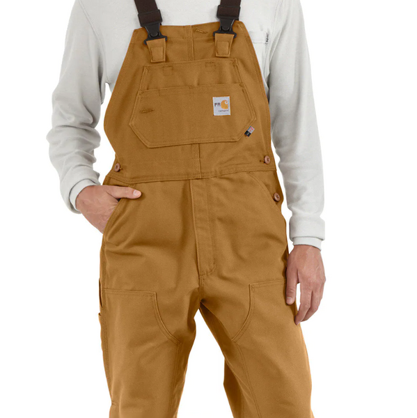 Men's Carhartt Flame-Resistant Duck Bib Overall - Unlined