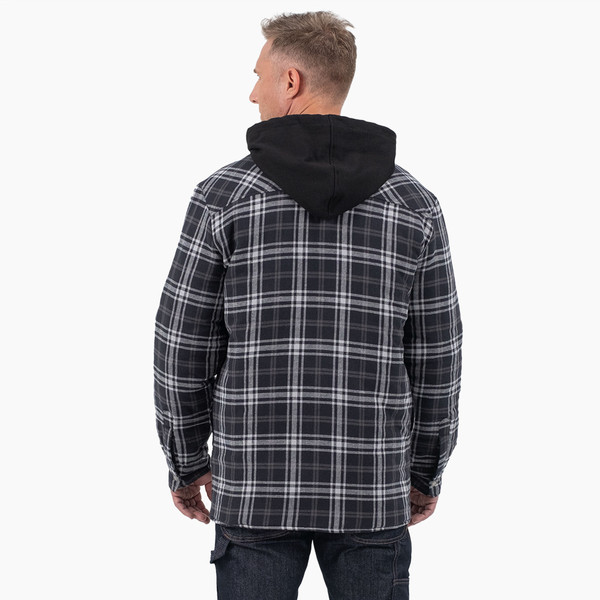 Dickies Relaxed Fit Icon Hooded Quilted Shirt Jacket