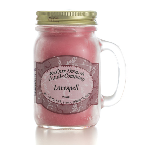 Mason Jar Candle - Lovespell