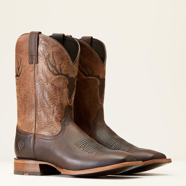 Men's Ariat Crosshair Dark Whiskey Cowboy Boot