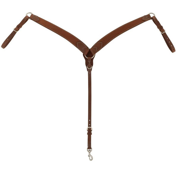 Weaver Rough Out Oiled Contoured Breast Collar