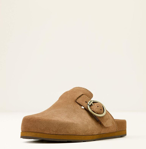 Ladies Ariat Country Mule Caramel Suede Shoe