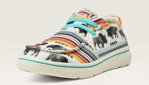 Kids Ariat Buffalo Print Hilo Shoe