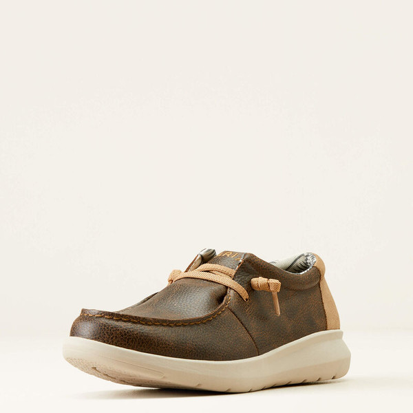 Men's Ariat Brown/Tan Suede Hilo Shoe