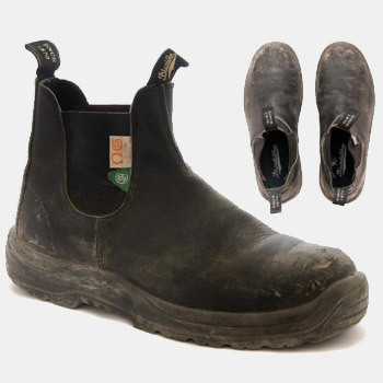 163 Blundstone Work Safety Black