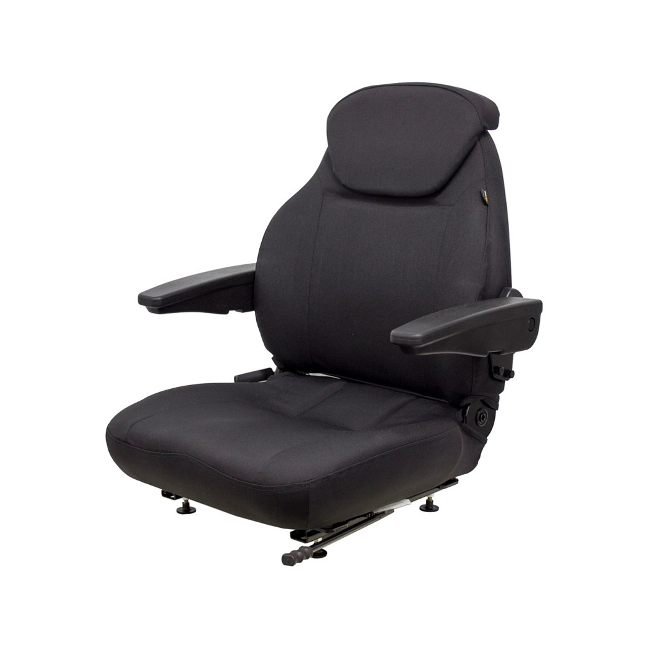 New Uni Pro Black Fabric Seat Assembly w/ Armrests