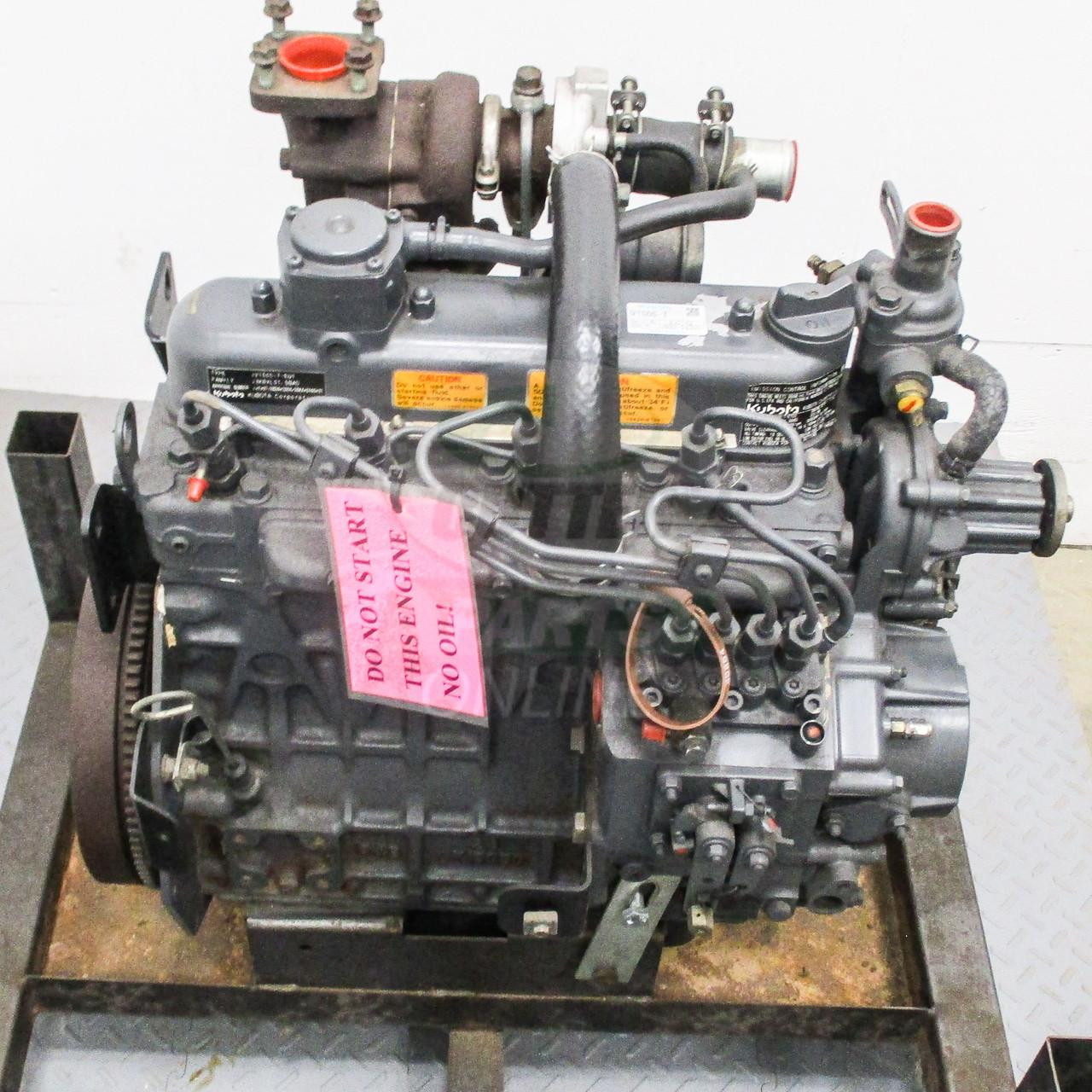 Used Kubota V1505 4 Cylinder Turbo Charged Diesel Engine - 132-5209