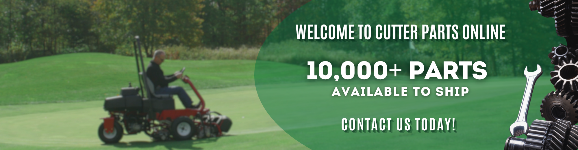 Cutter Parts Online new and used parts for the golf and turf industry