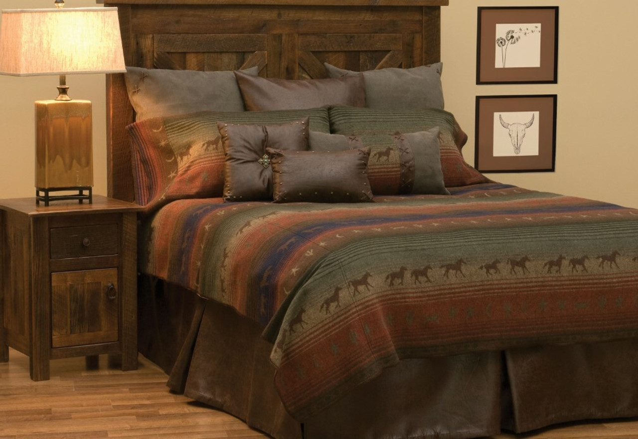 Mustang Canyon Bedspread Ensemble