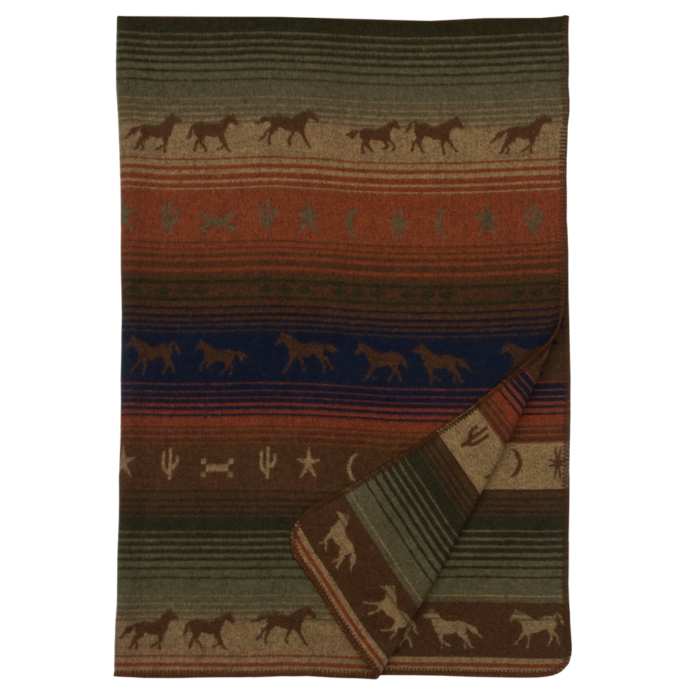 Buy Wooded River Mustang Canyon Throw Blanket Blankets Com