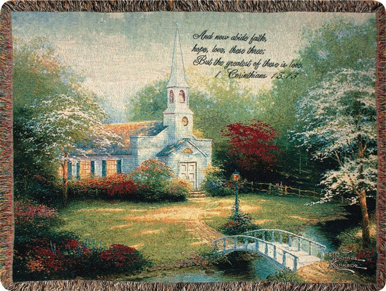 Buy The Hometown Chapel Throw Blanket Blankets