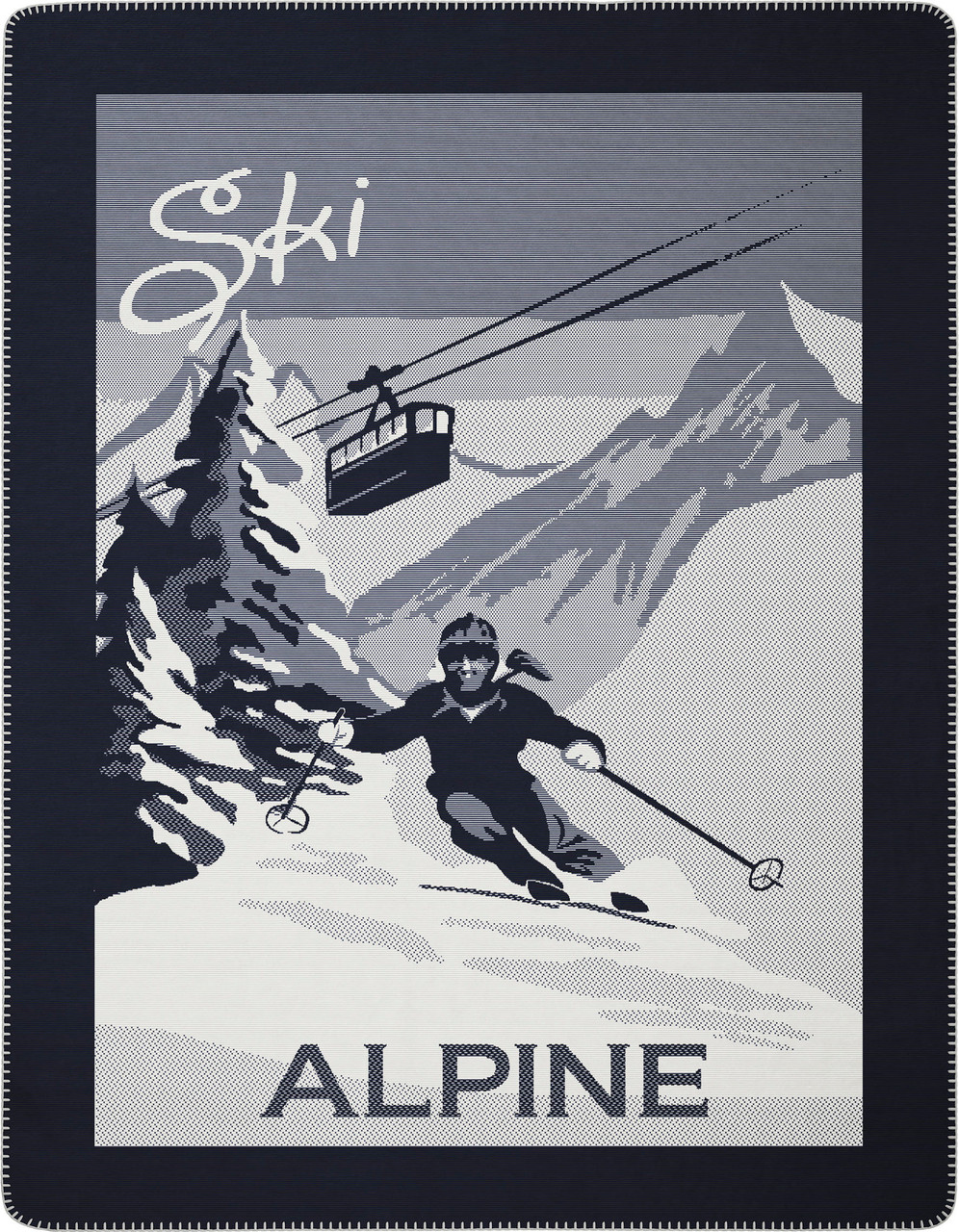 Alpine Biederlack Ski Buy Blanket