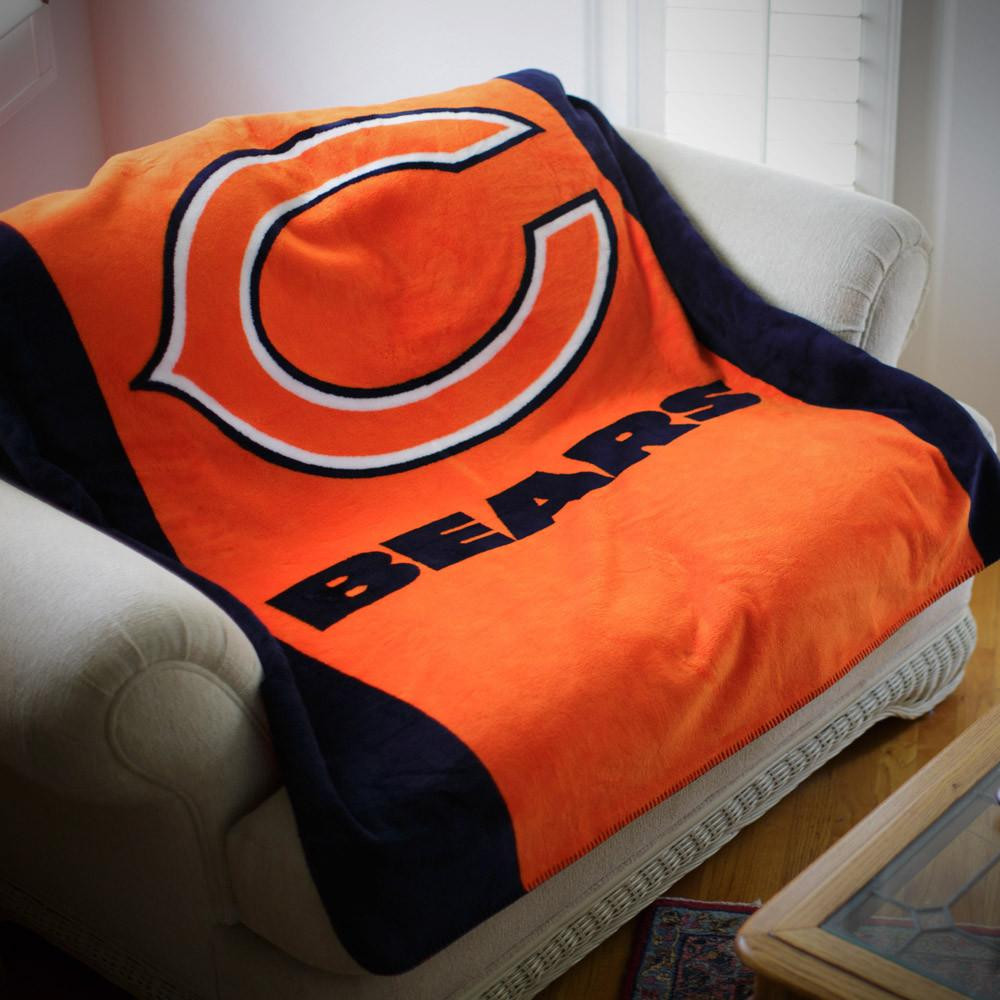 Buy Chicago Bears Acrylic Microplush Blanket