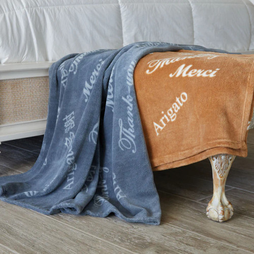 Thank You Velura Blanket By Kanata