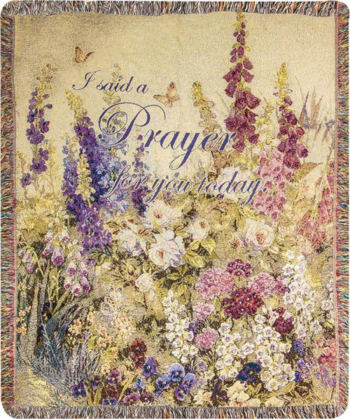 Butterfly Paradise Encouragement Throw