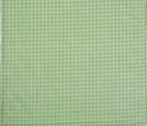 Gingham Light Green/Light Green #123 Baby Blanket by Denali (30x36 Inches)