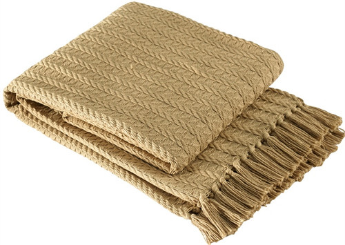 Park Designs Cable Bed Scarf Tan