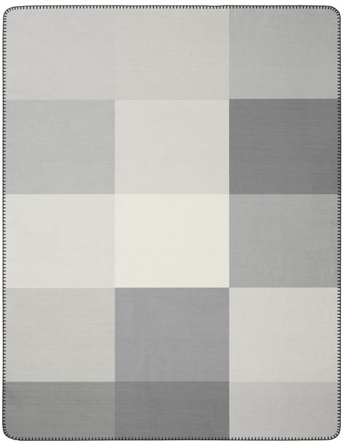 Biederlack Colorfields Grey Blanket 