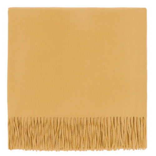 Bedford Cottage Edinburgh Faux Cashmere Throw Honey