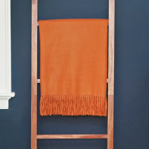 Bedford Cottage Edinburgh Faux Cashmere Throw Henna