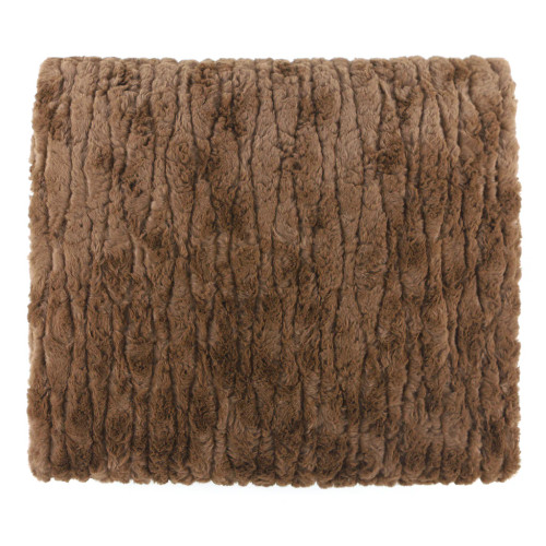 Bedford Cottage Sable Faux Fur Throw Mocha