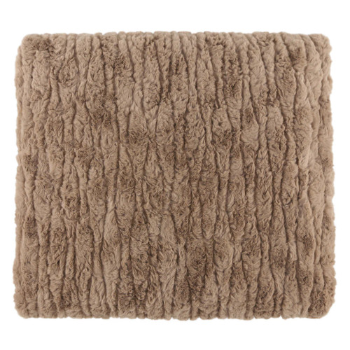 Bedford Cottage Sable Faux Fur Throw Latte