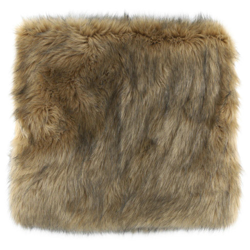 Bedford Cottage Kodiak faux fur throw brown.