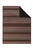 Ibena Messina Chocolate Stripe Blanket 