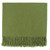 Bedford Cottage Edinburgh Faux Cashmere Throw Olive Green