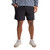 Front view of the Men's erne The Montauk Shorts in the color Black.