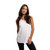 Front view of the Women's erne The Carolina Tank Top in the color White.
