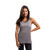 Front view of the Women's erne The Carolina Tank Top in the color Heather Carbon Grey.