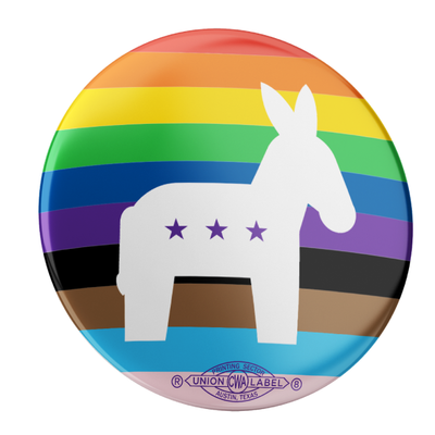 Mini Pride Donkey Button 2-Pack