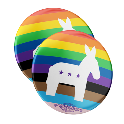 Mini Pride Donkey Button 2-Pack