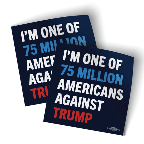 75 Million Sticker 2-Pack