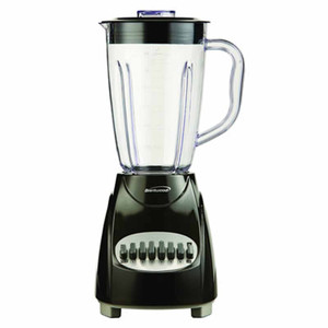 Brentwood 12-Speed Blender with Plastic Jar in Black D970-JB-220B
